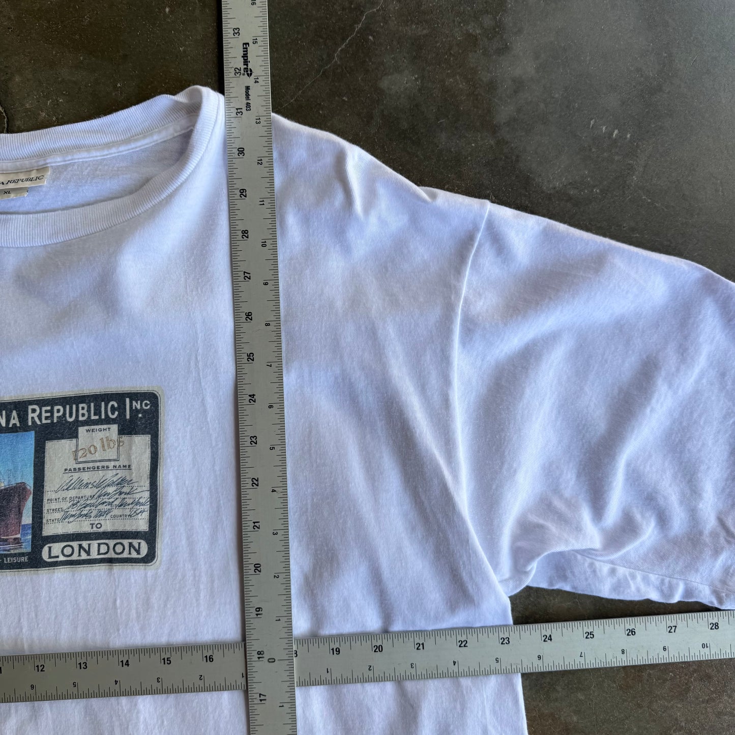 Vintage 90s Banana Republic Tee - XL