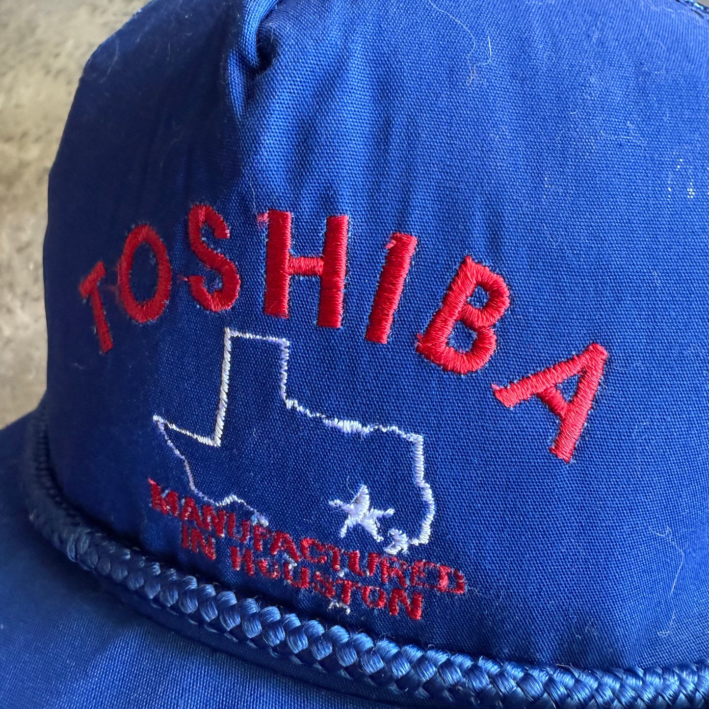 Vintage 90s Toshiba SnapBack Trucker Hat
