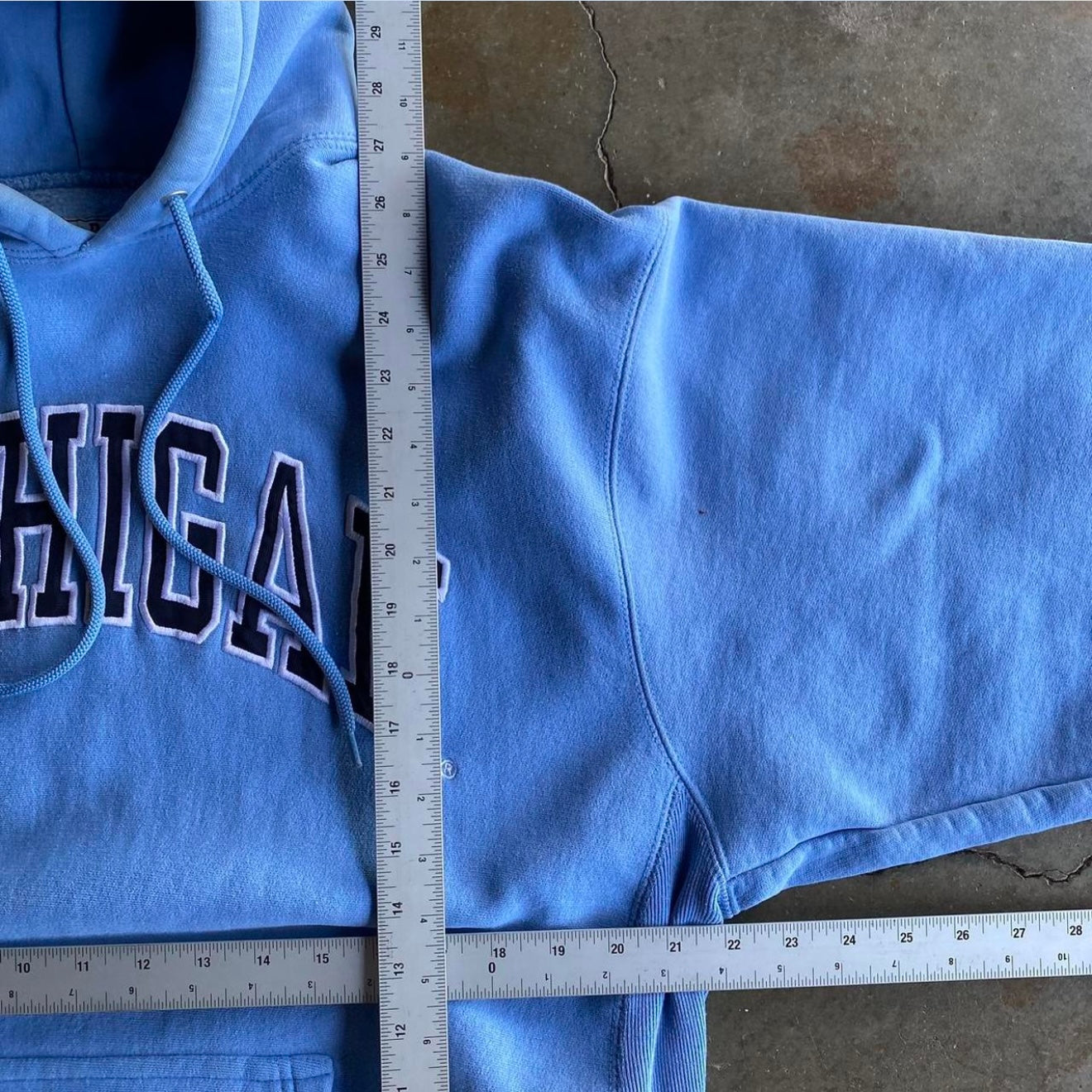 Vintage 00s Michigan Heavyweight Hoodie - L