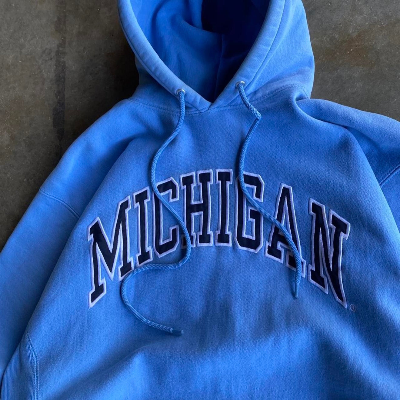 Vintage 00s Michigan Heavyweight Hoodie - L