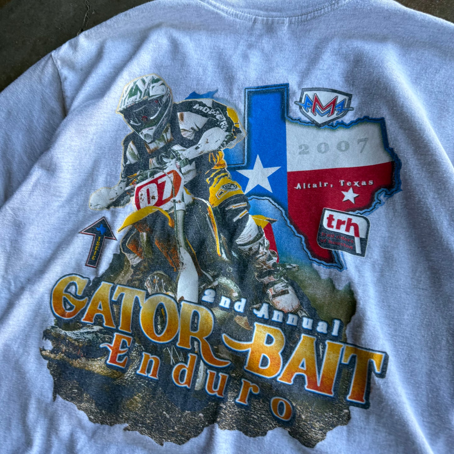 Vintage 00s Dirt Bike Motorcross Tee - L