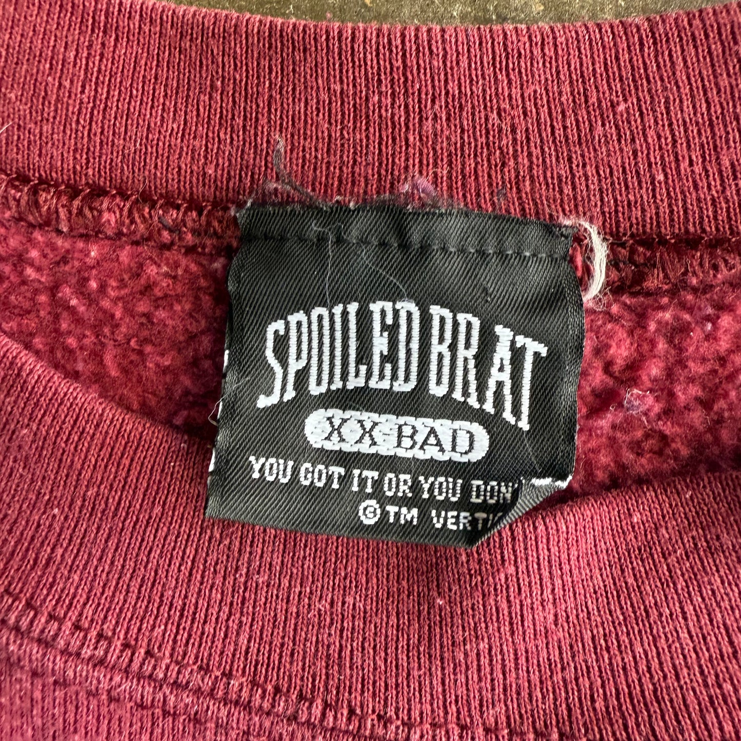 Vintage 90s Spoiled Brat Crewneck - XL