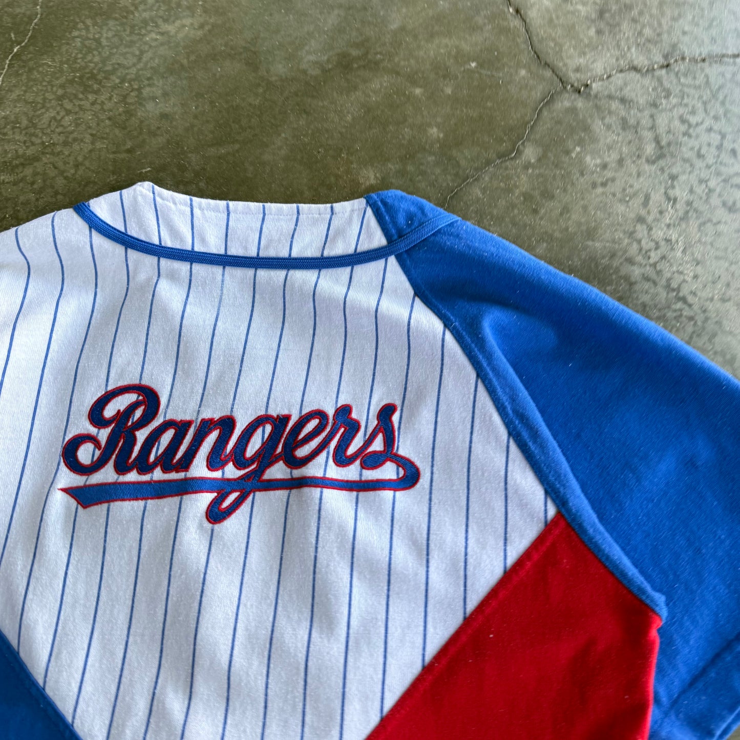 Vintage 90s Rangers Button Up - XL