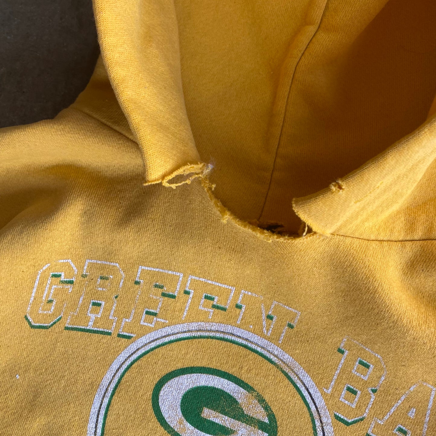 Vintage 90s Distressed Packers Hoodie - XL