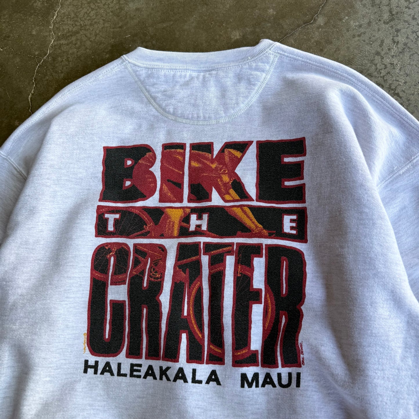 Vintage 90s Bicyclist Crewneck - L