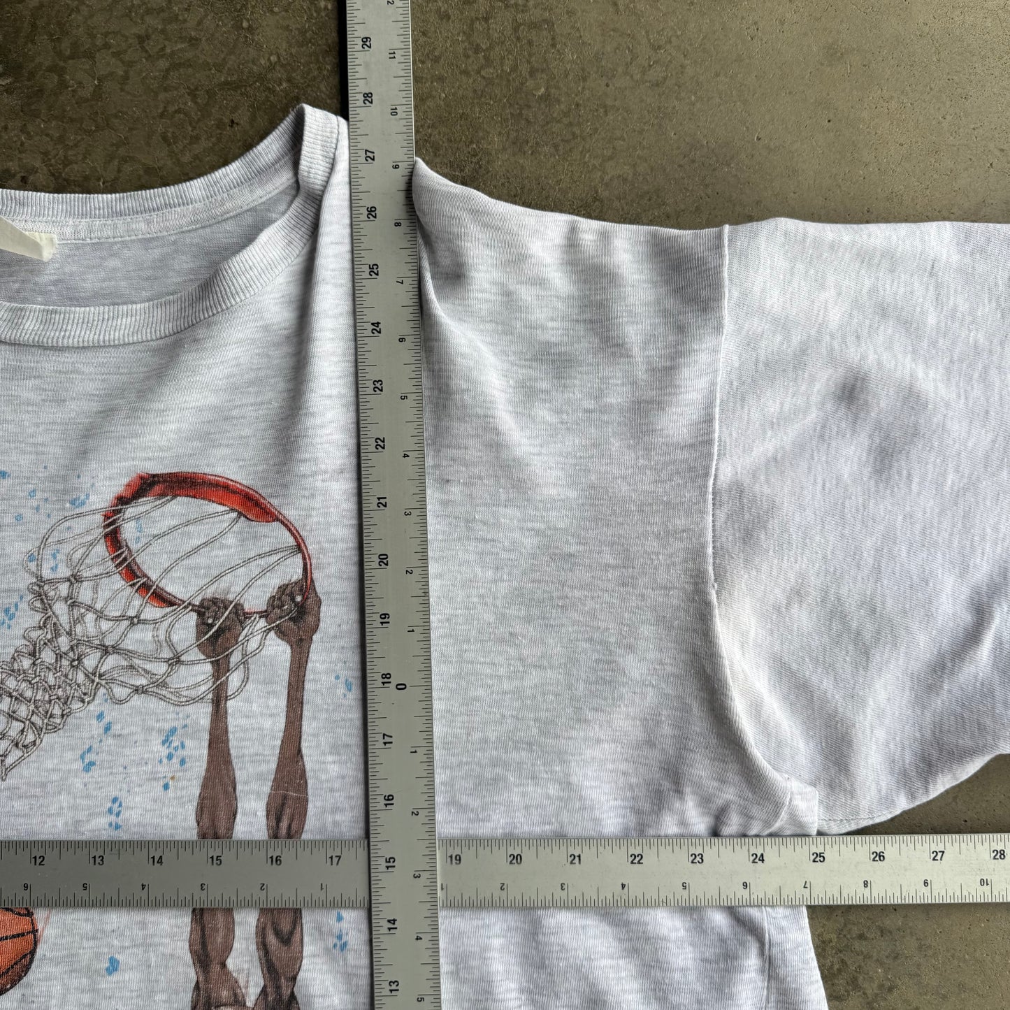 Vintage basketball Boxy Tshirt - XL