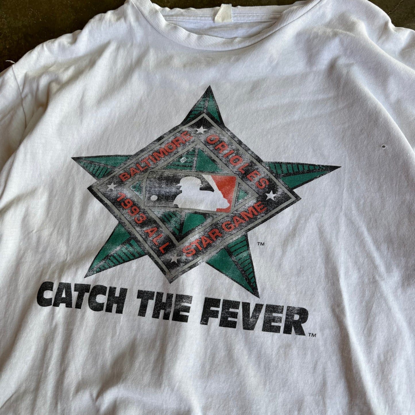 Vintage 90s Faded Orioles Tee - XL