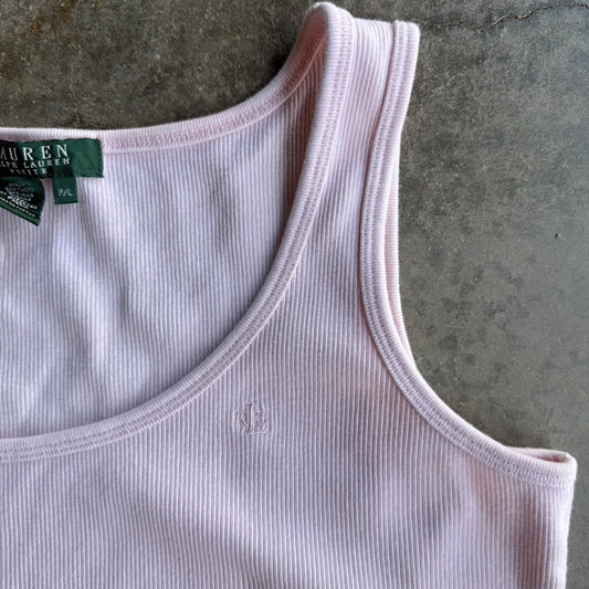 Vintage Woman’s Pink Ralph Lauren Tank Top - P/L