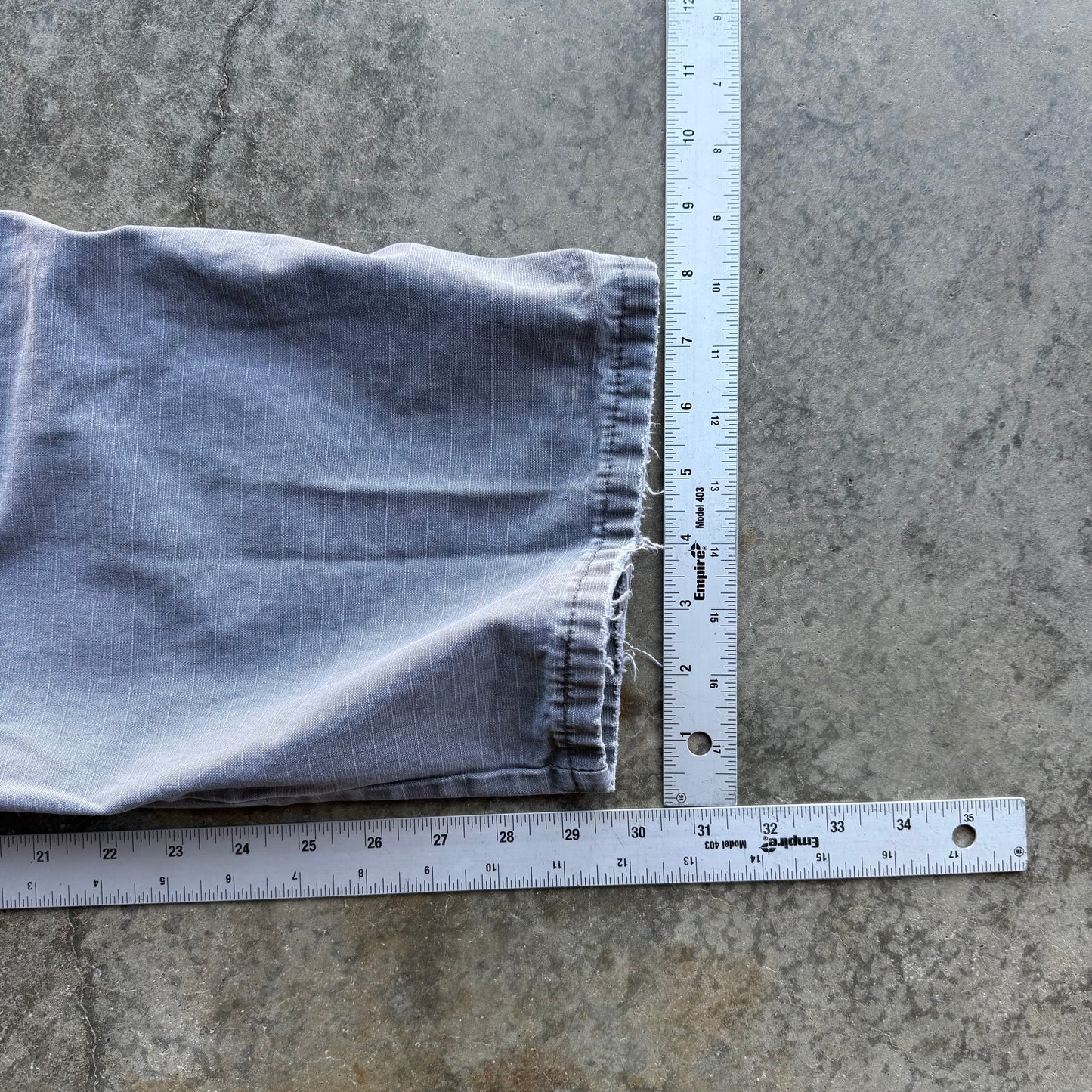 Vintage Faded Grey Wrangler Cargo Pants - 32
