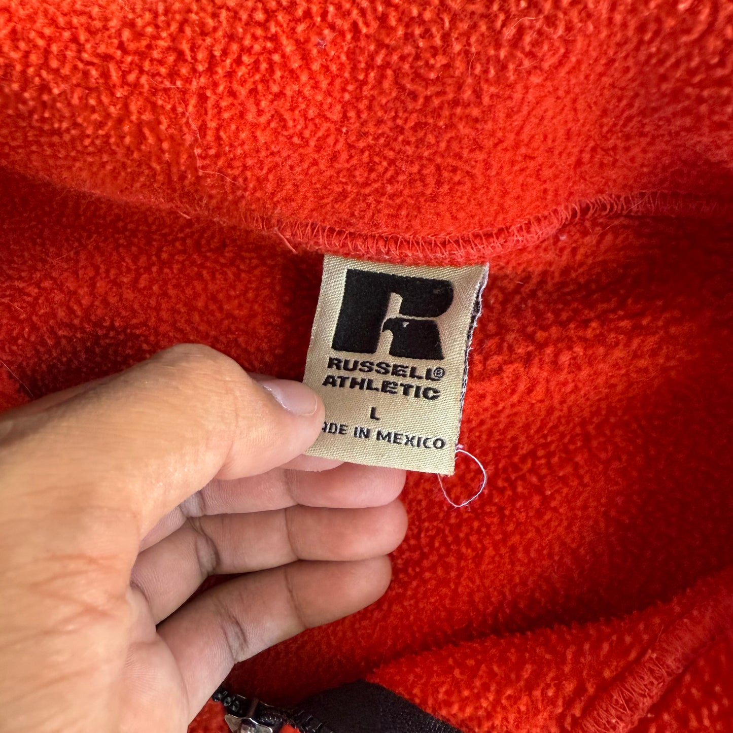 Vintage 00s Russell 1/4 Zip Up - L