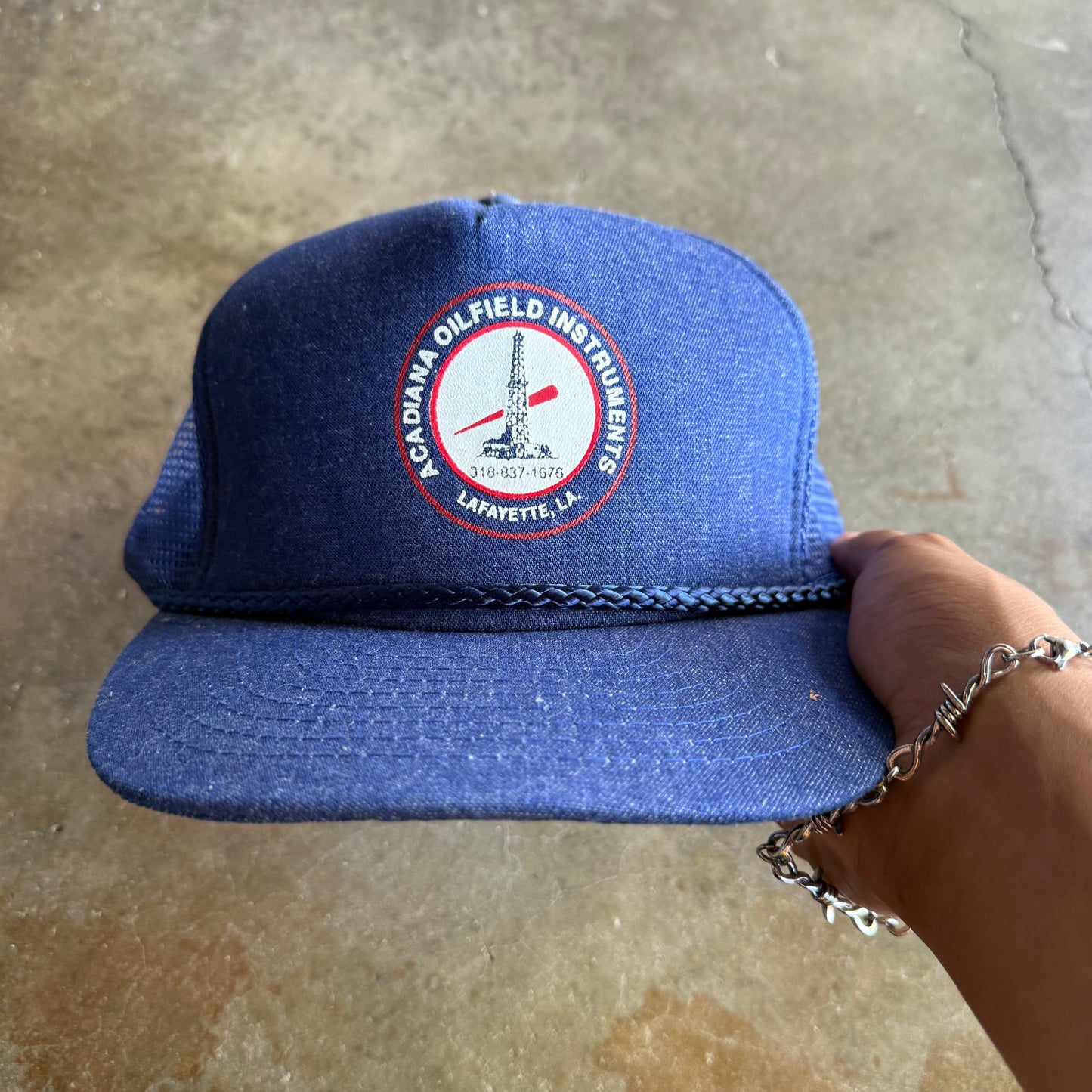 Vintage 90s Oilfield SnapBack Trucker Hat