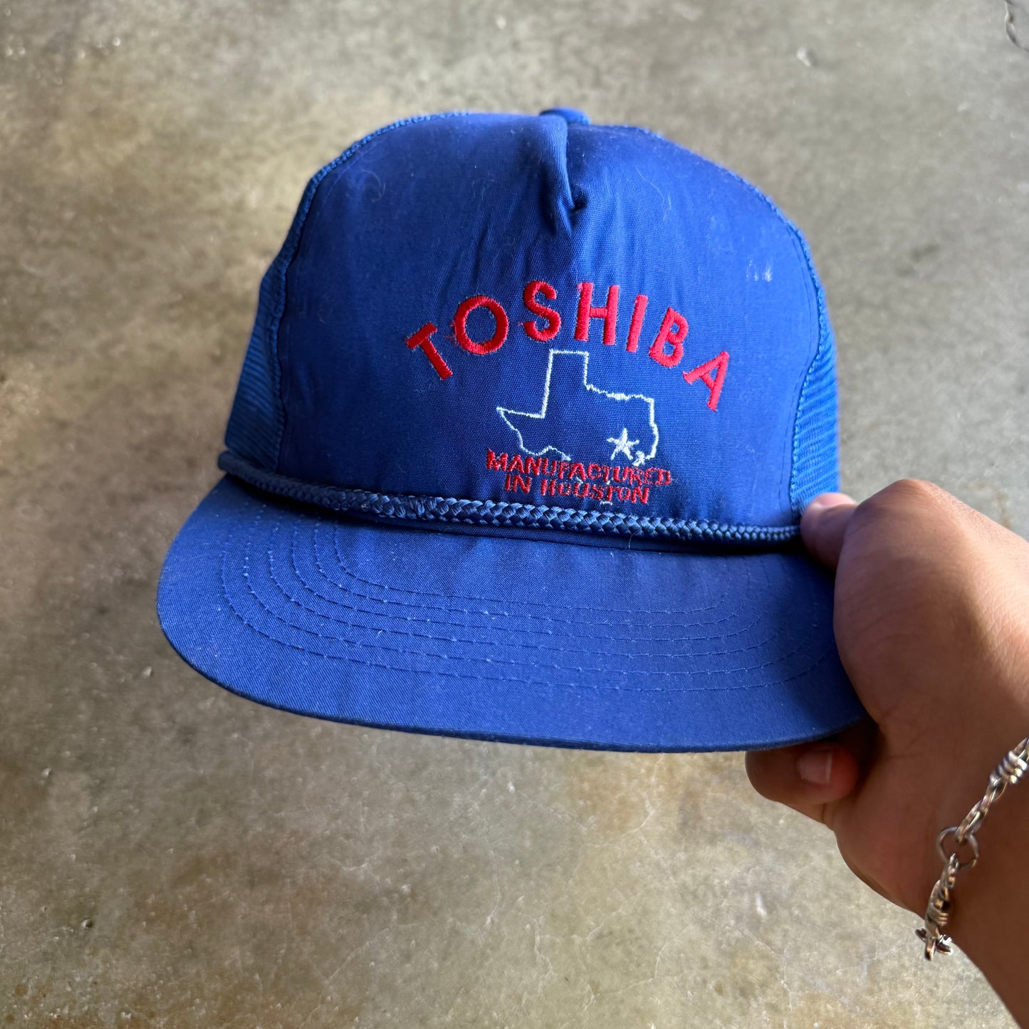 Vintage 90s Toshiba SnapBack Trucker Hat
