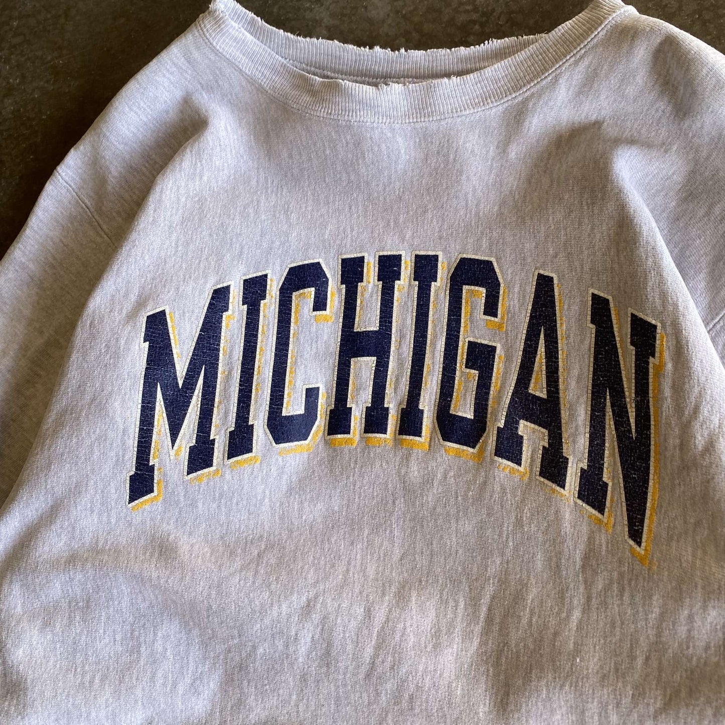 Vintage 90s Michigan Champion Reverse Weave Crewneck- XL