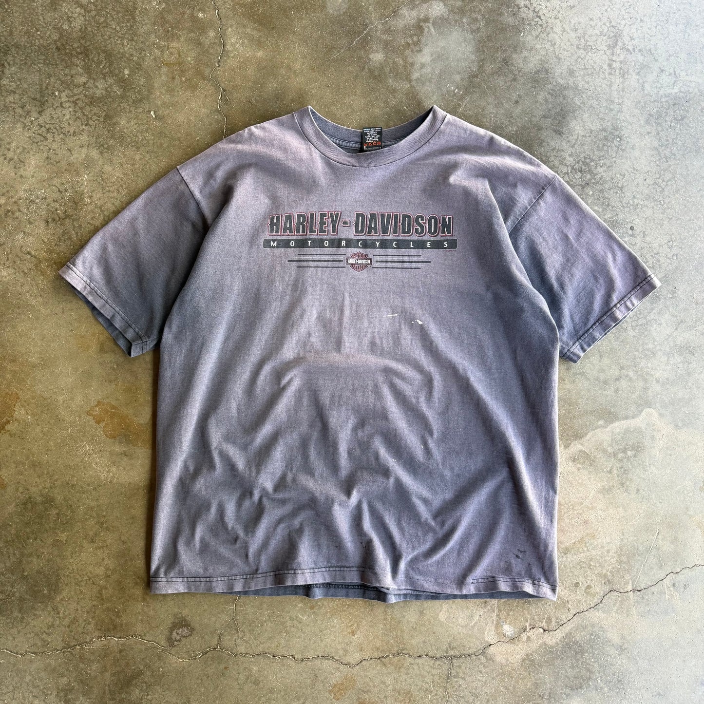 Vintage 00s Faded Harley Davidson Tee - XL