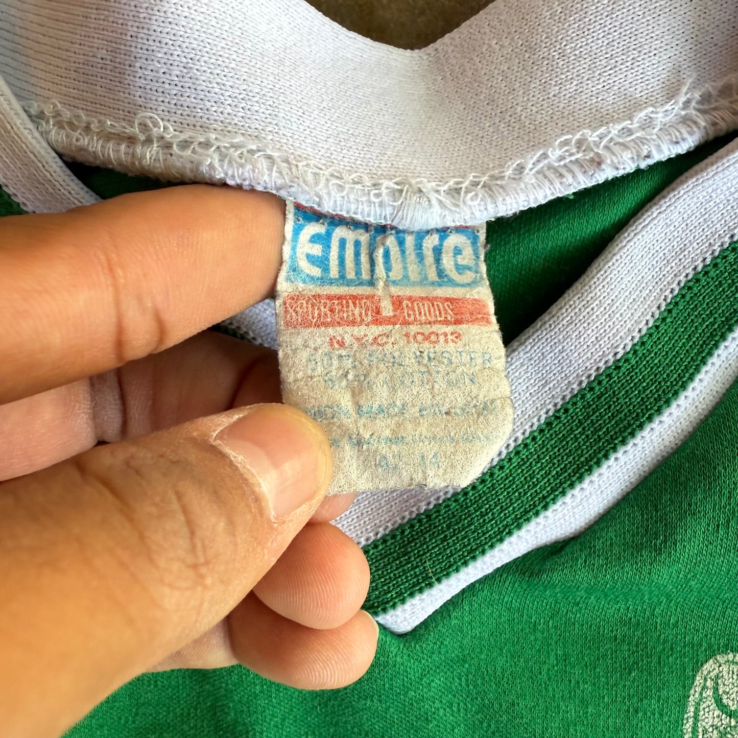 Vintage 80s Fidele’s Ringer Tee - L