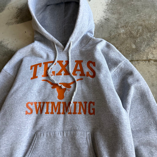 Vintage 00s Texas Swimming Track Hoodie - M