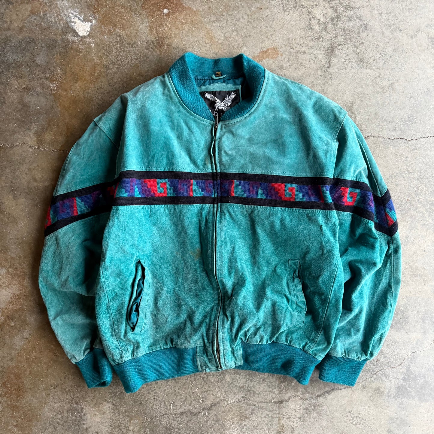 Vintage 90s Suede Western Jacket - L