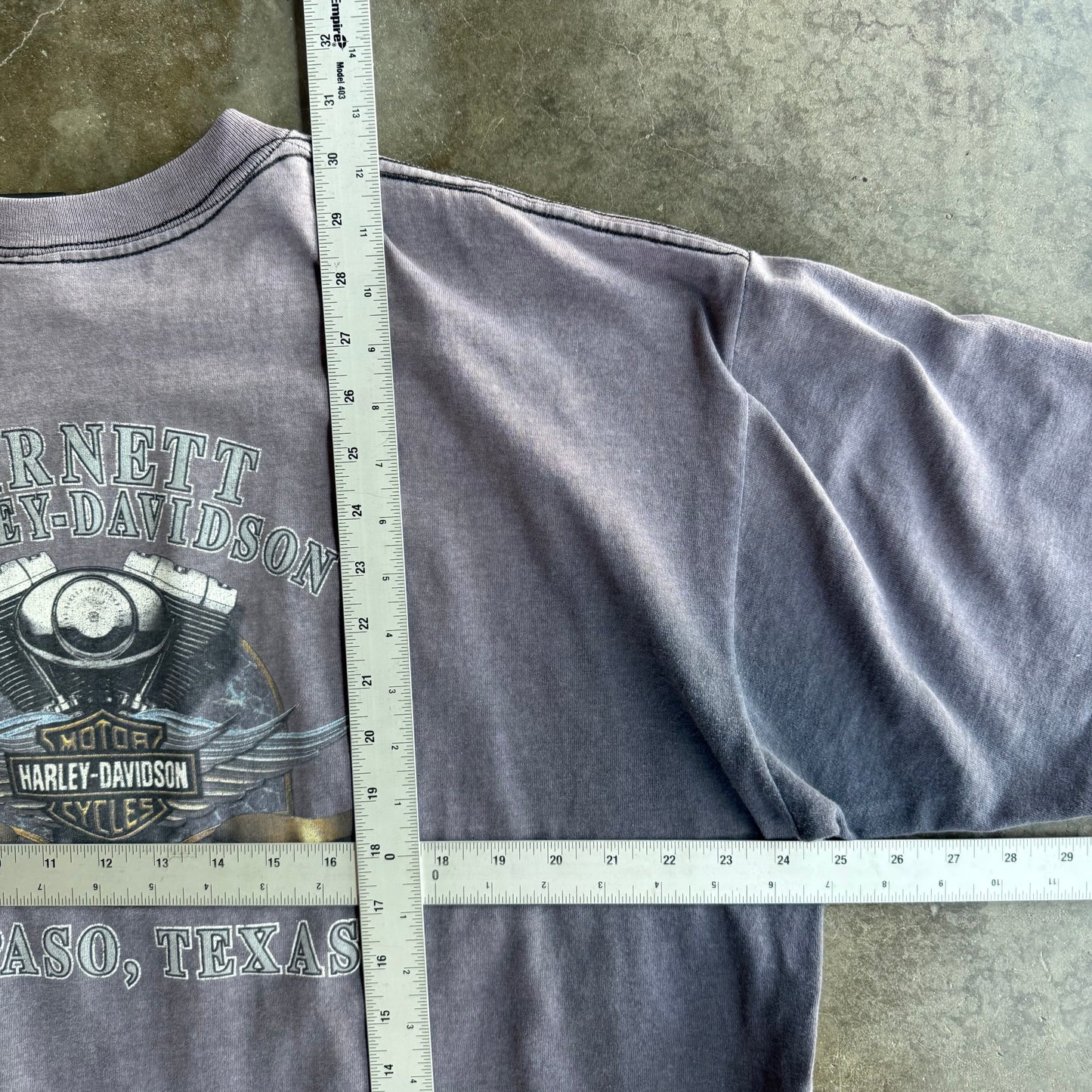 Vintage 00s Faded Harley Davidson Tee - XL