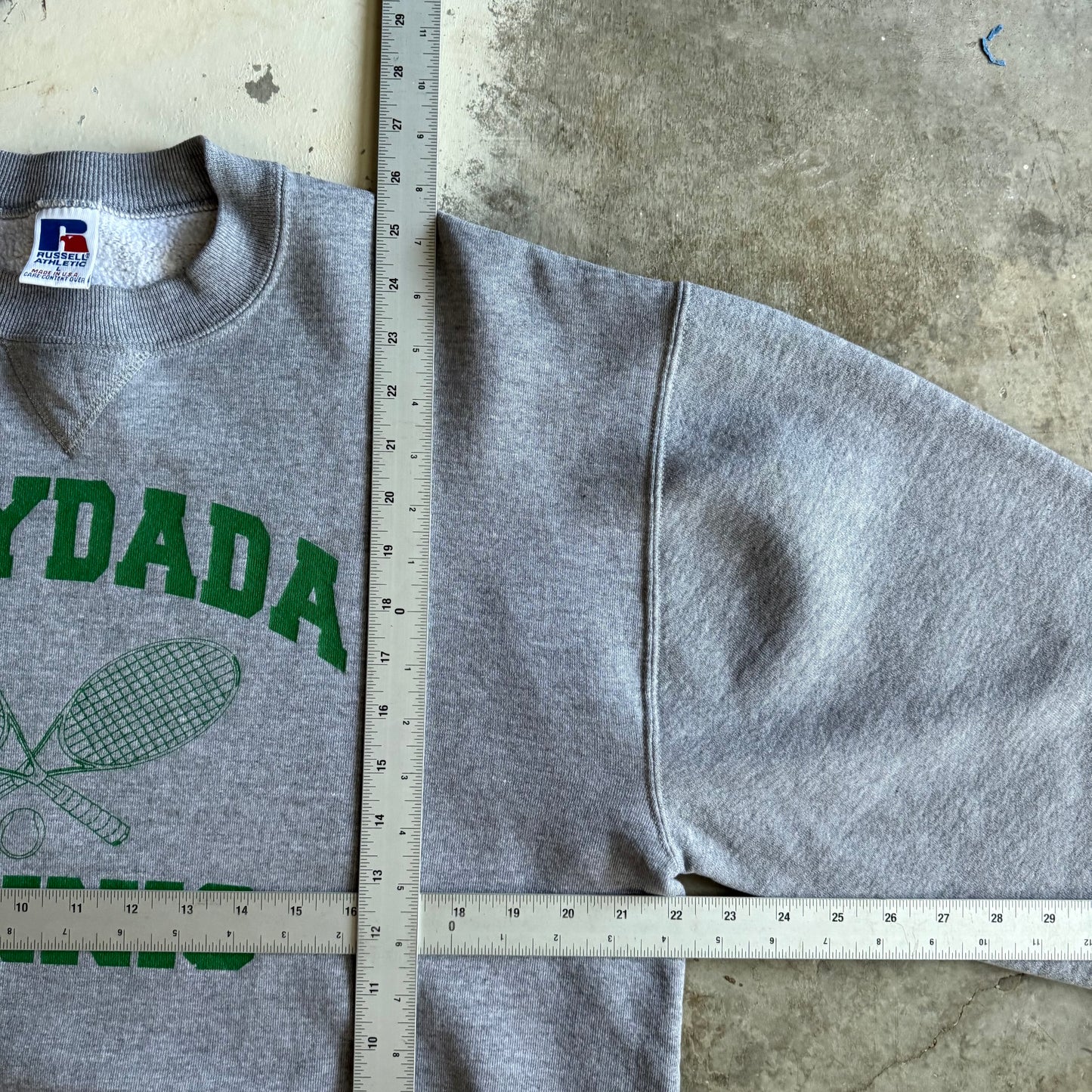 Vintage 90s Russell Athletic Track Crewneck - L