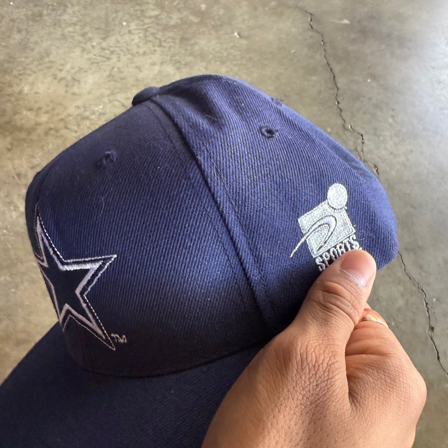 Vintage 90s Cowboys Plain Logo SnapBack Hat