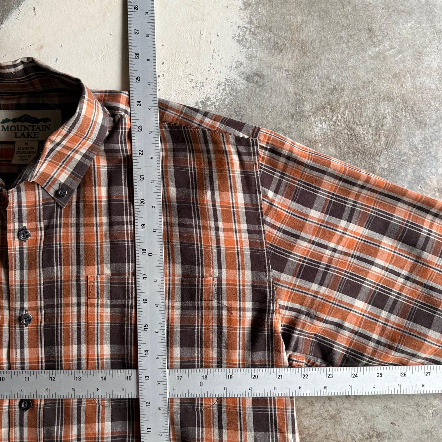 Vintage 00s Fall Cropped Button Up - M