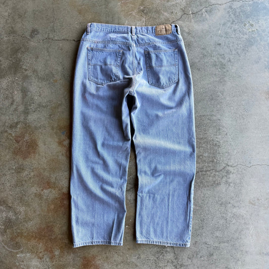 Vintage Faded Baggy Jeans - 36