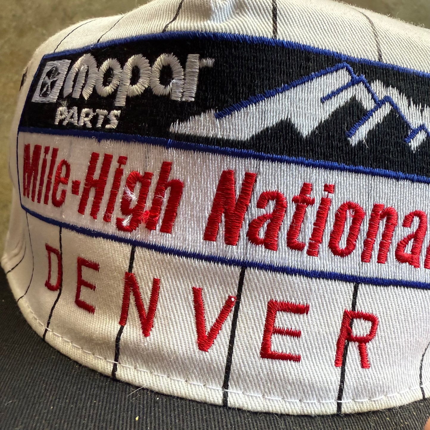 Vintage 90s Mile-High Denver SnapBack Hat