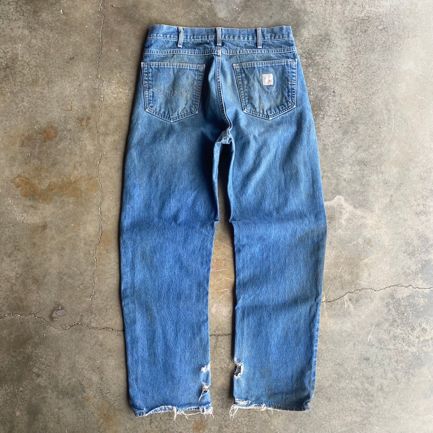 Vintage 90s Heavily Distressed Carhartt Jeans - 32