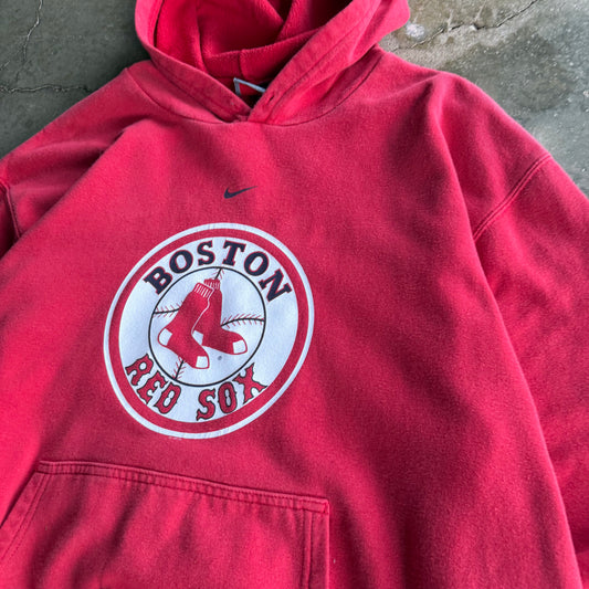 Vintage Nike Red Sox Hoodie - L