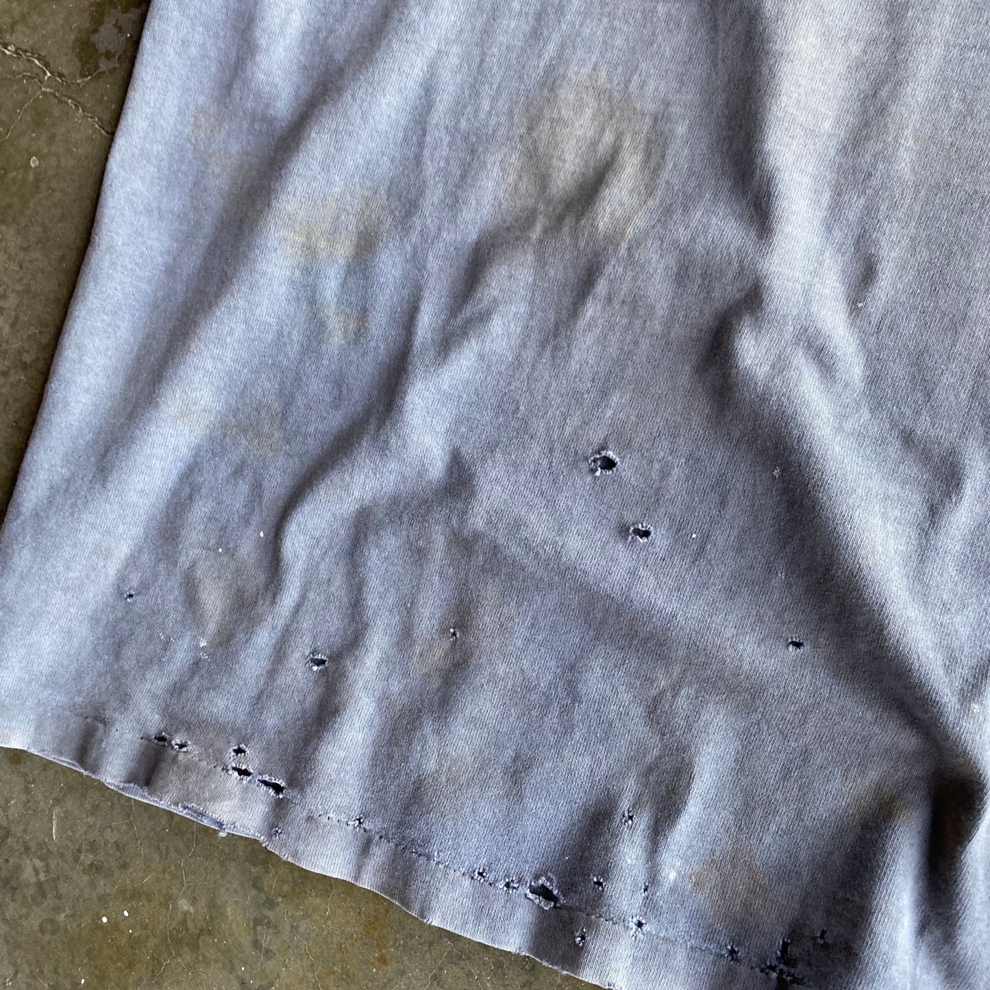 Vintage 90s Heavily Faded & Distressed Saints Tee - XL