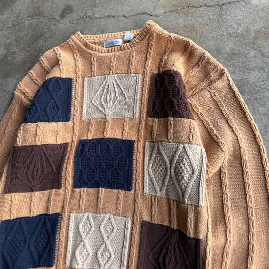 Vintage Grandma Sweater - L