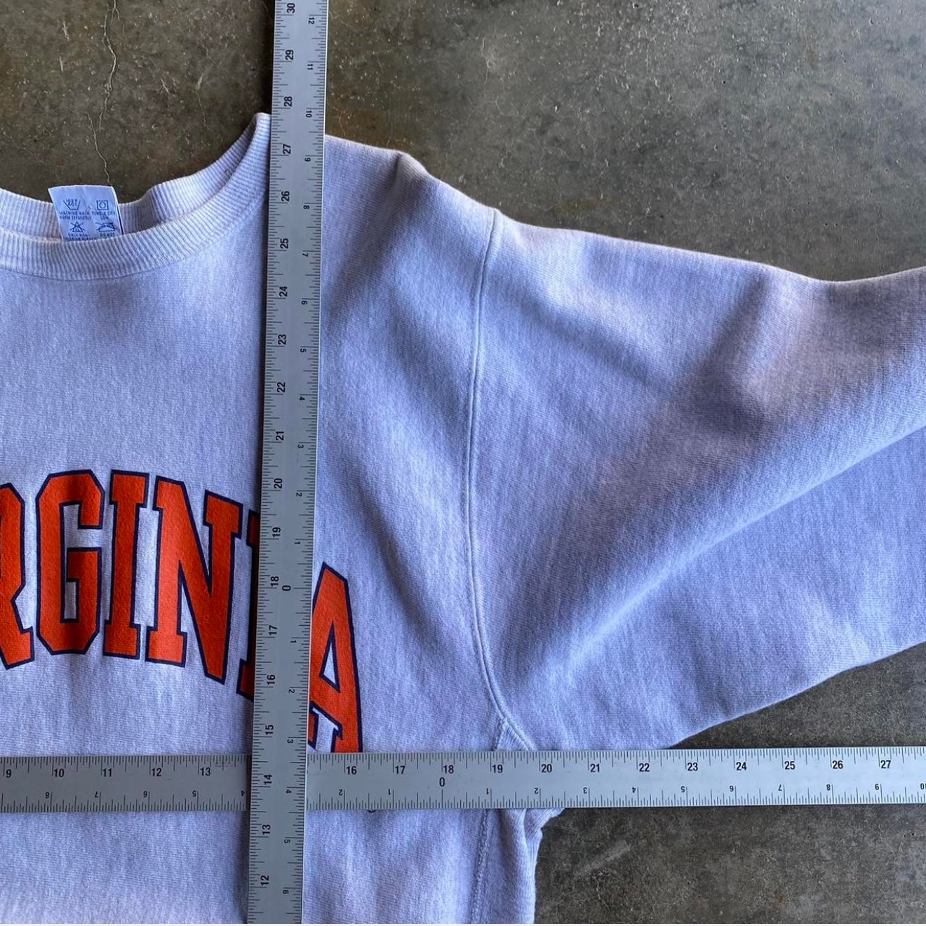 Vintage 90s Virginia Champion Reverse Weave Crewneck- L