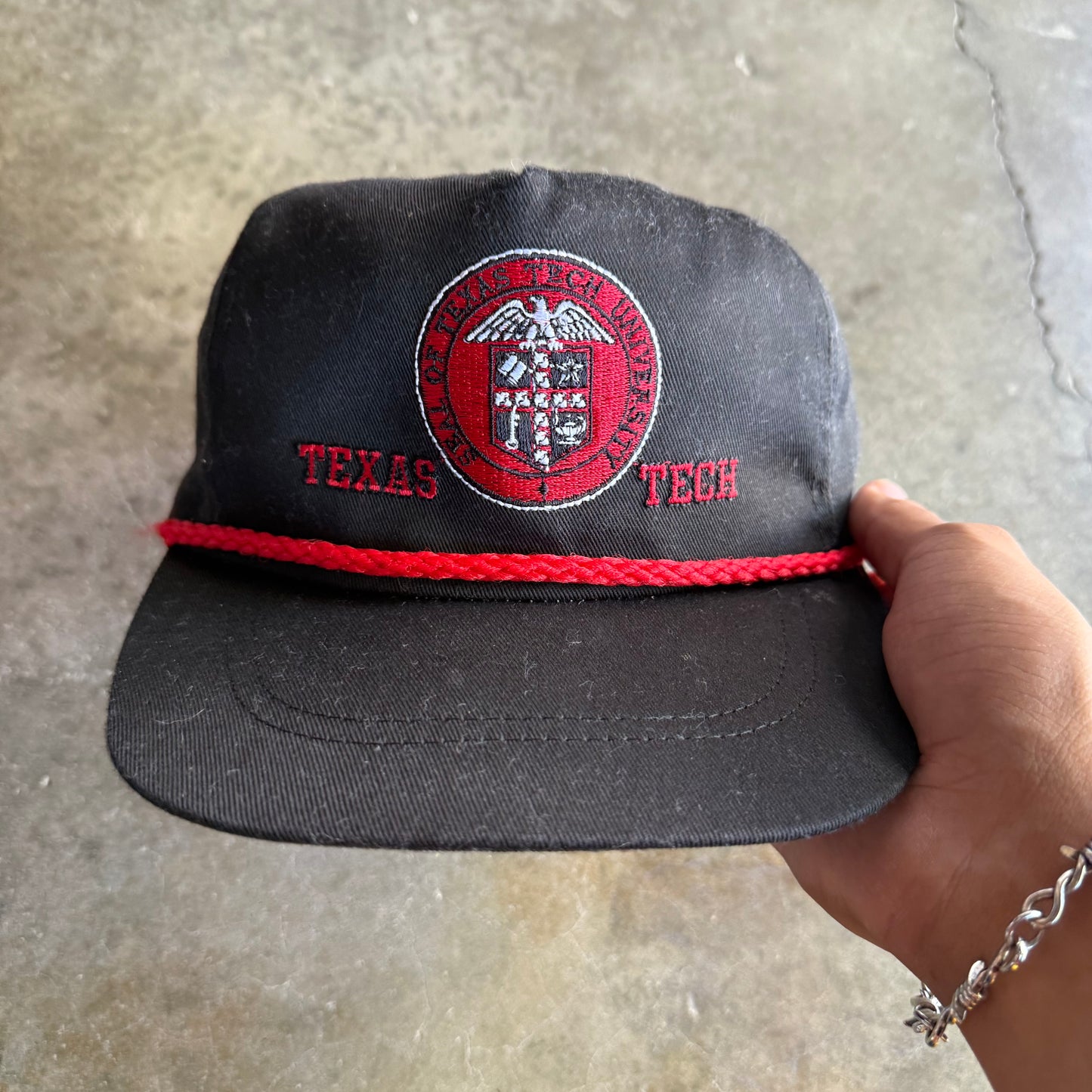 Vintage 90s Texas Tech Adjustable Hat