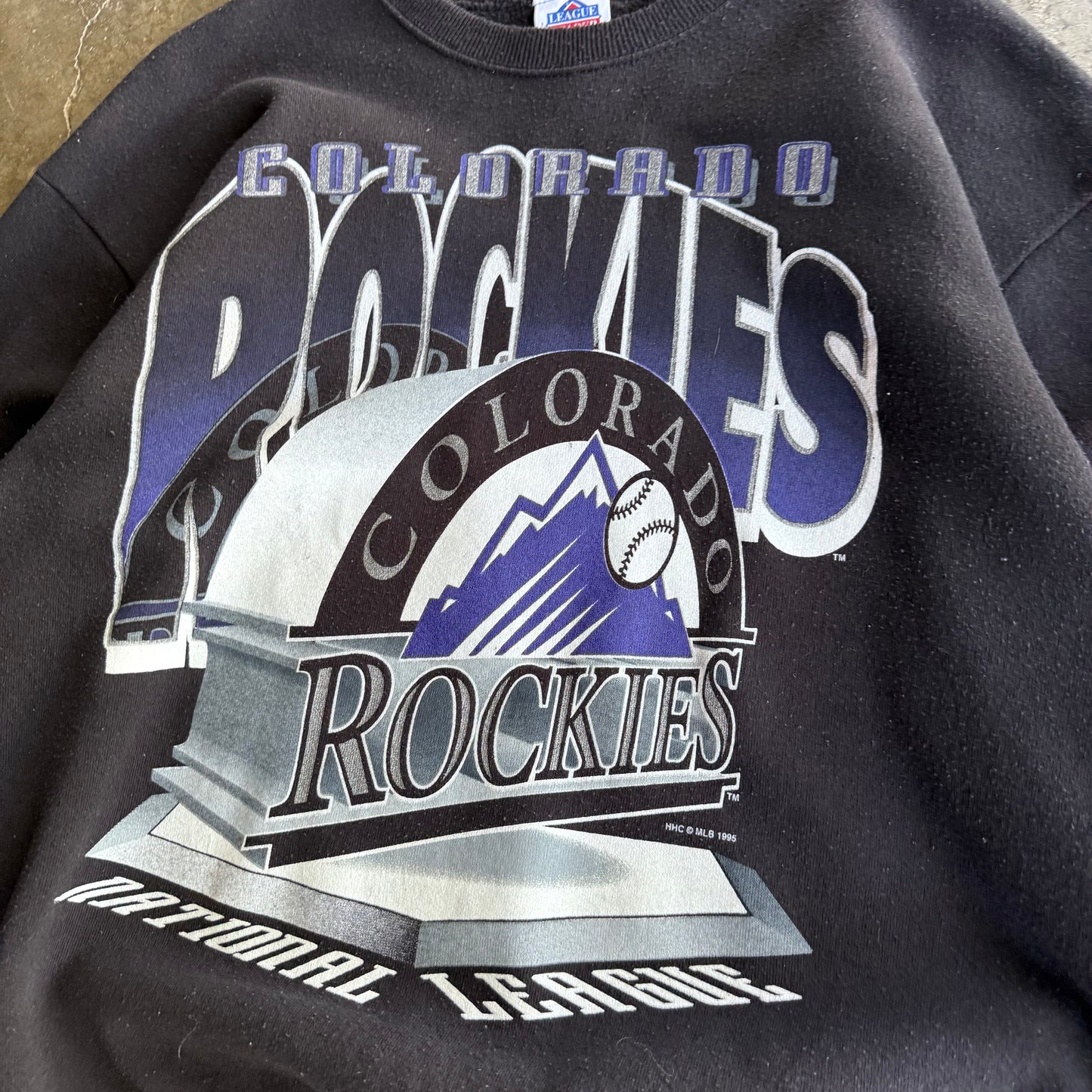 Vintage 90s Colorado Rockies Crewneck - XL