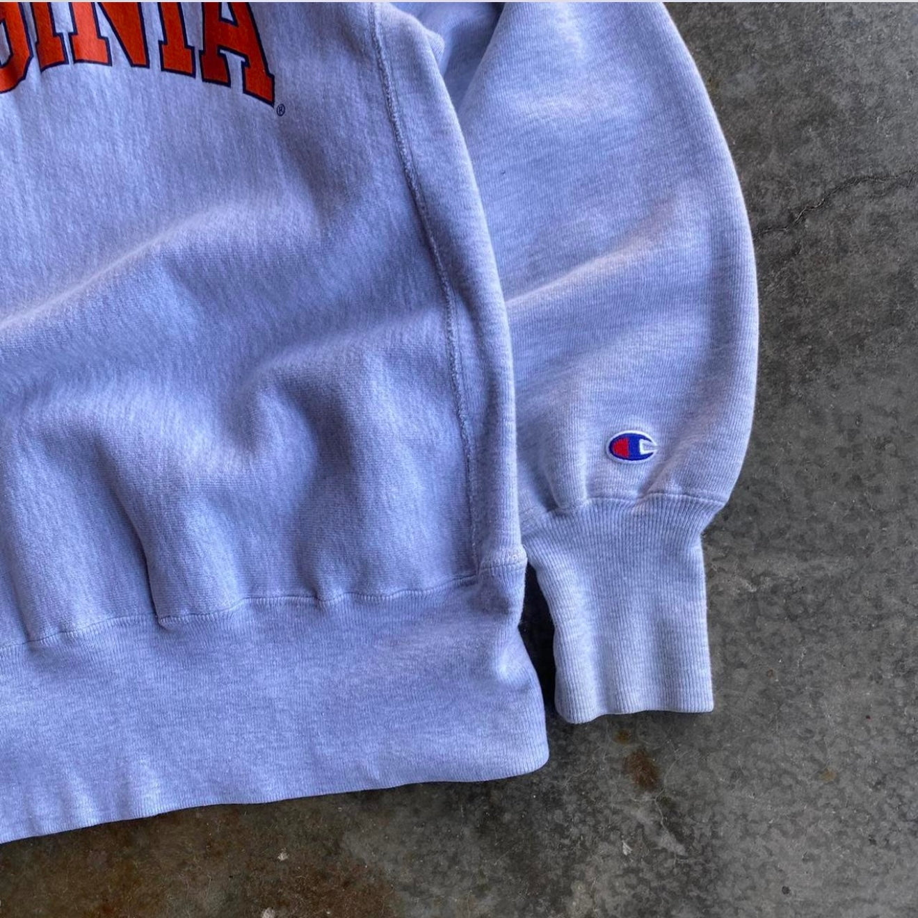 Vintage 90s Virginia Champion Reverse Weave Crewneck- L
