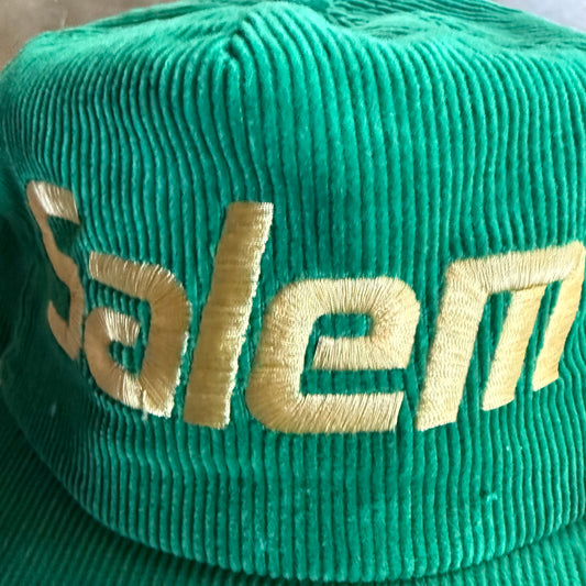 Vintage 90s Salem Corduroy SnapBack Hat