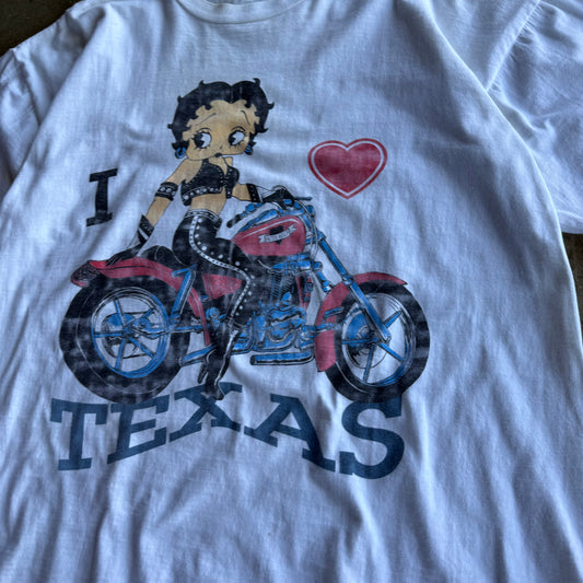 Vintage Texas Betty Boop Tshirt - XL