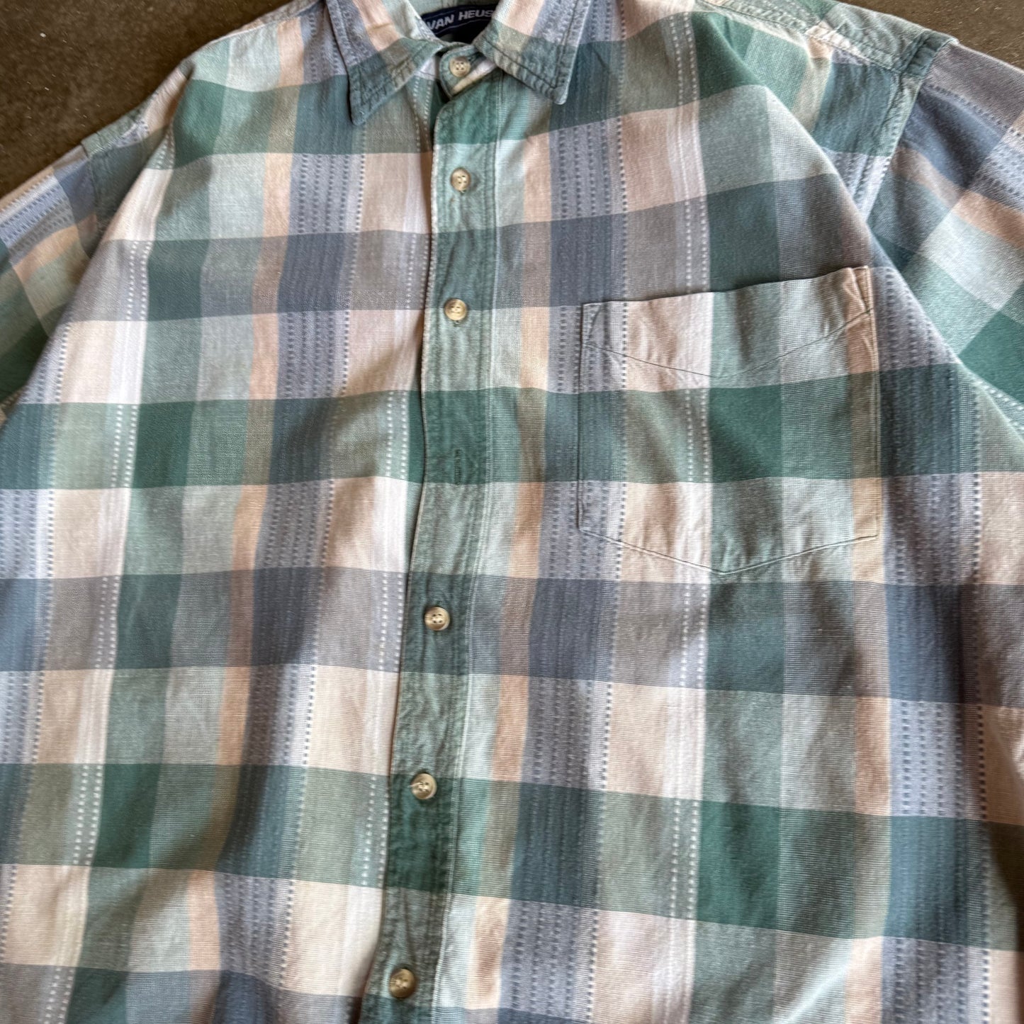 Vintage 00s Cropped Button Up - M