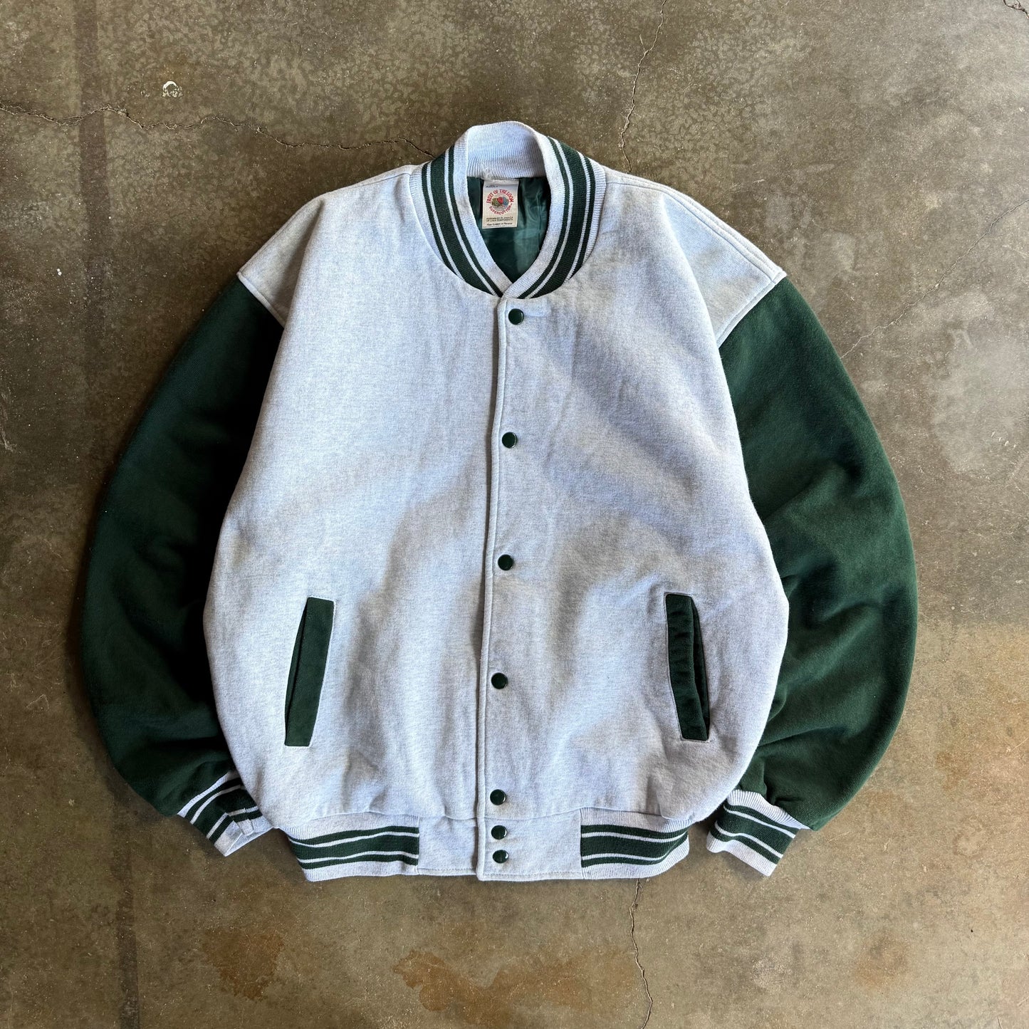 Vintage 90s Letterman Style Jacket - XL