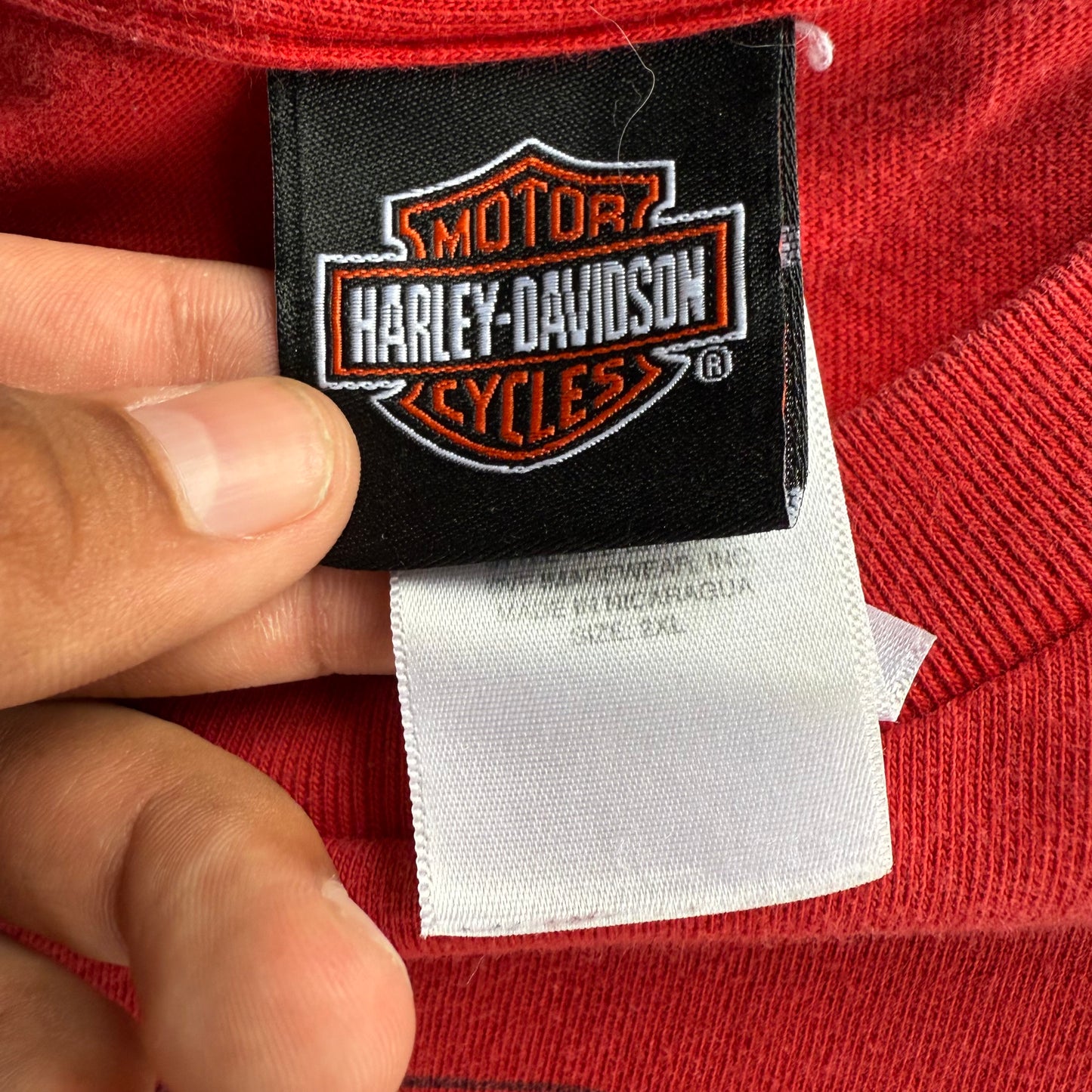 Vintage 00s Red Harley Davidson Tee - 2XL