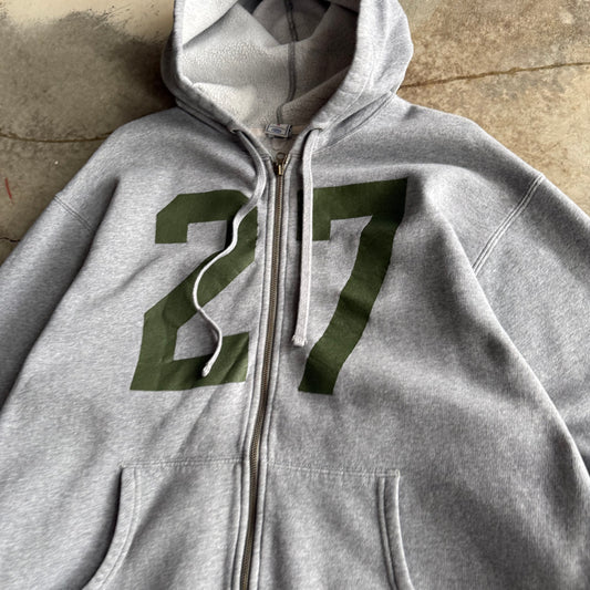 Vintage Old Navy 27 Zip Up Hoodie - XL