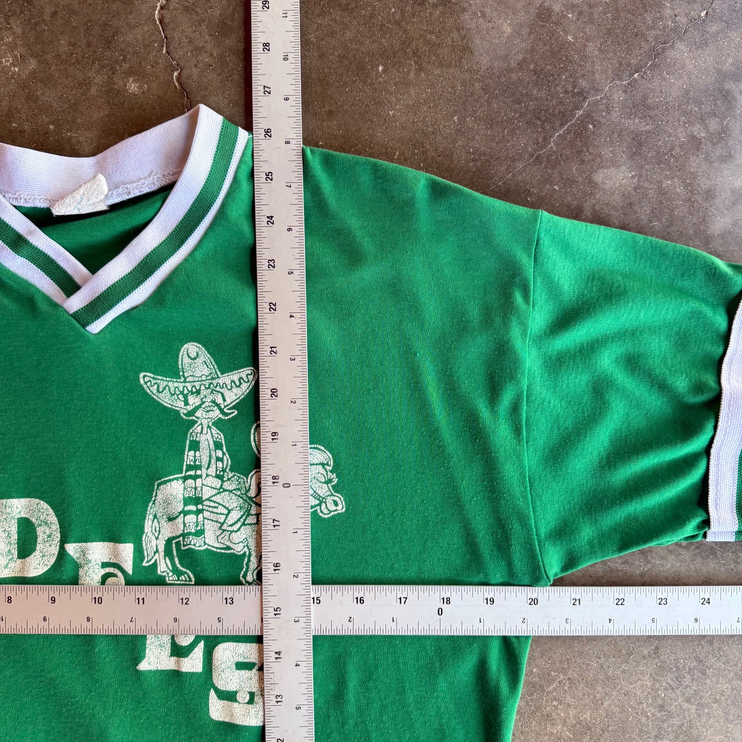 Vintage 80s Fidele’s Ringer Tee - L