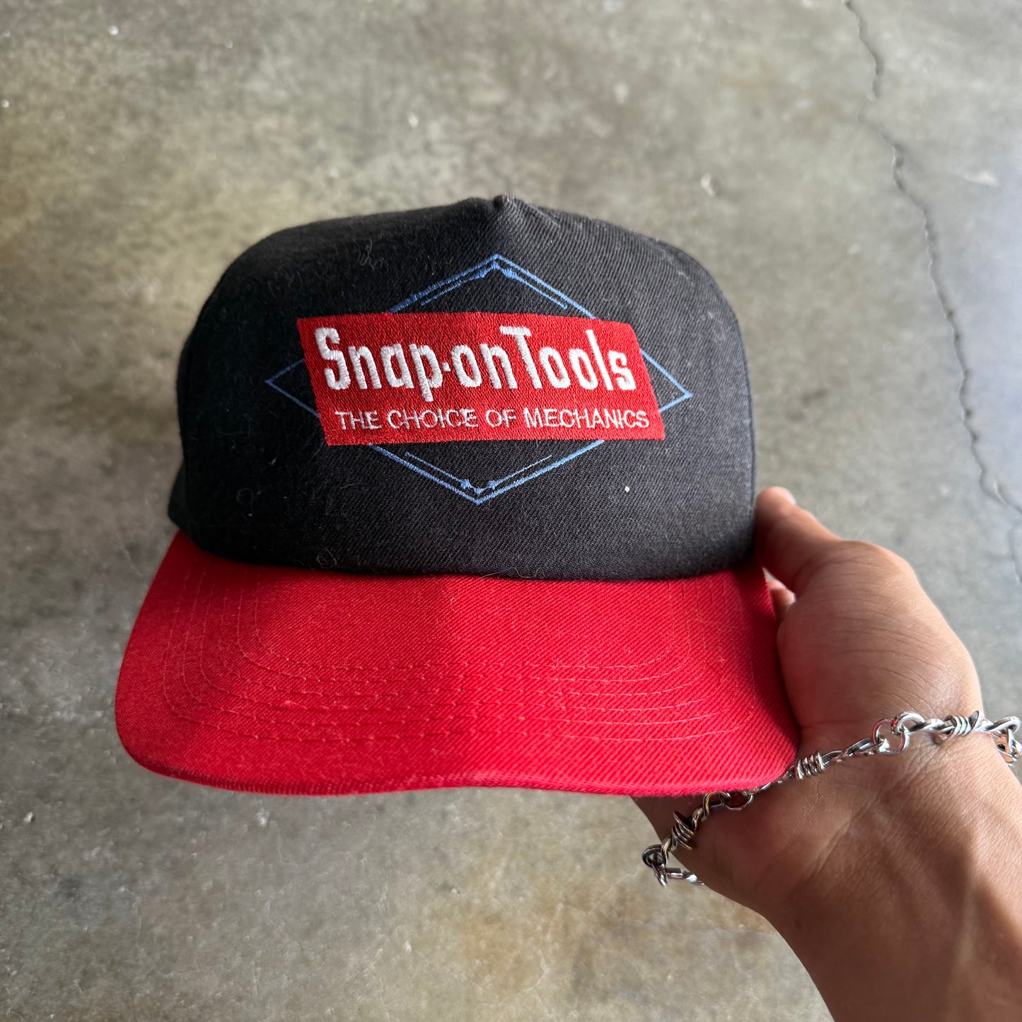 Vintage 90s Snap-On SnapBack Hat