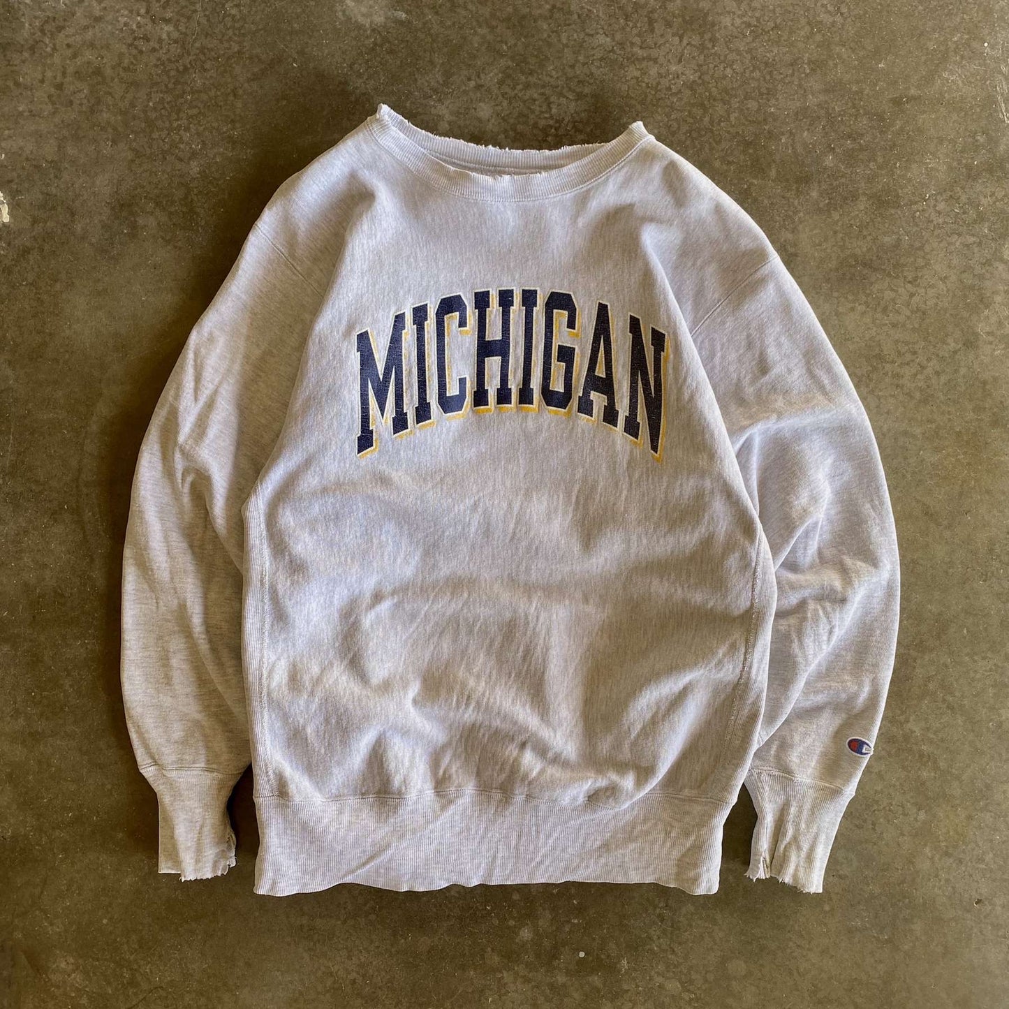 Vintage 90s Michigan Champion Reverse Weave Crewneck- XL