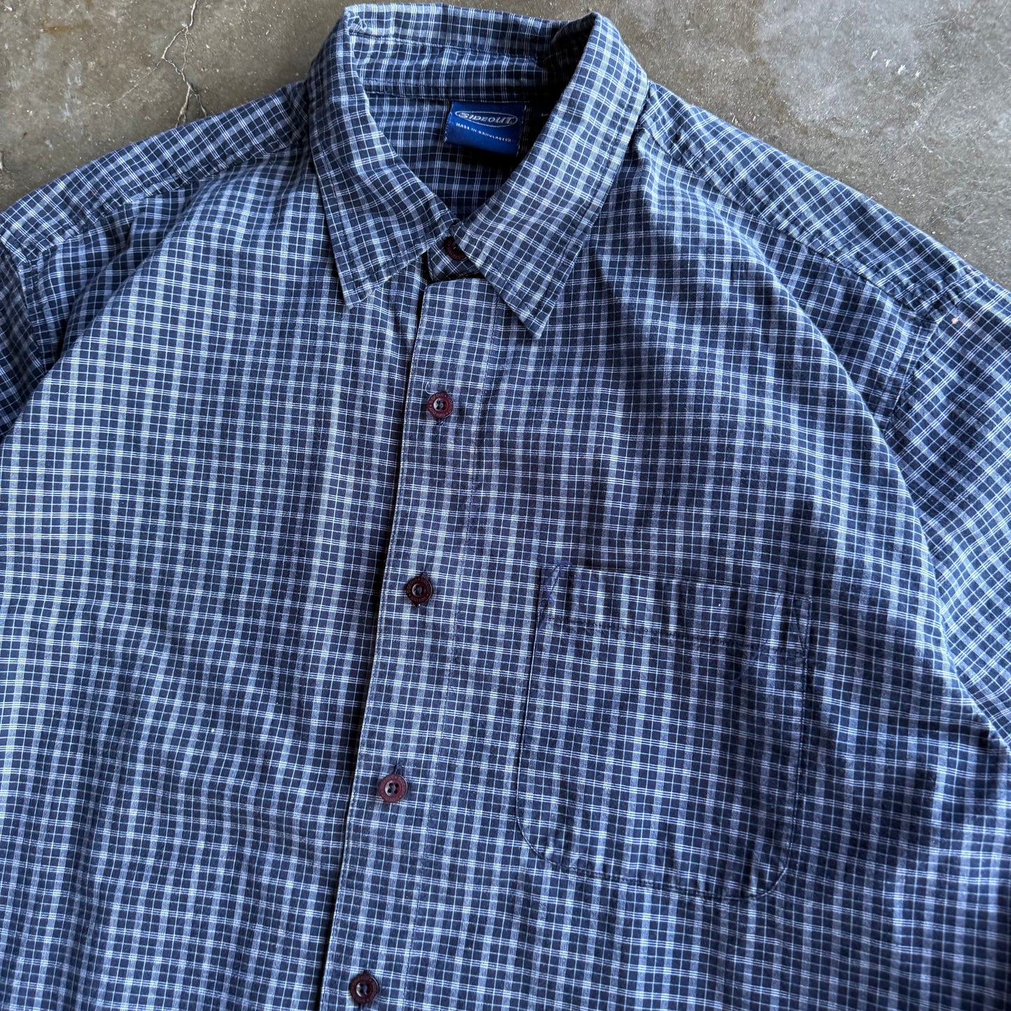Vintage 00s Cropped Button Up - L