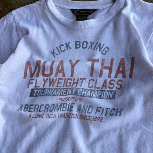Vintage Woman’s Abercrombie & Fitch Muay Thai Tshirt - M