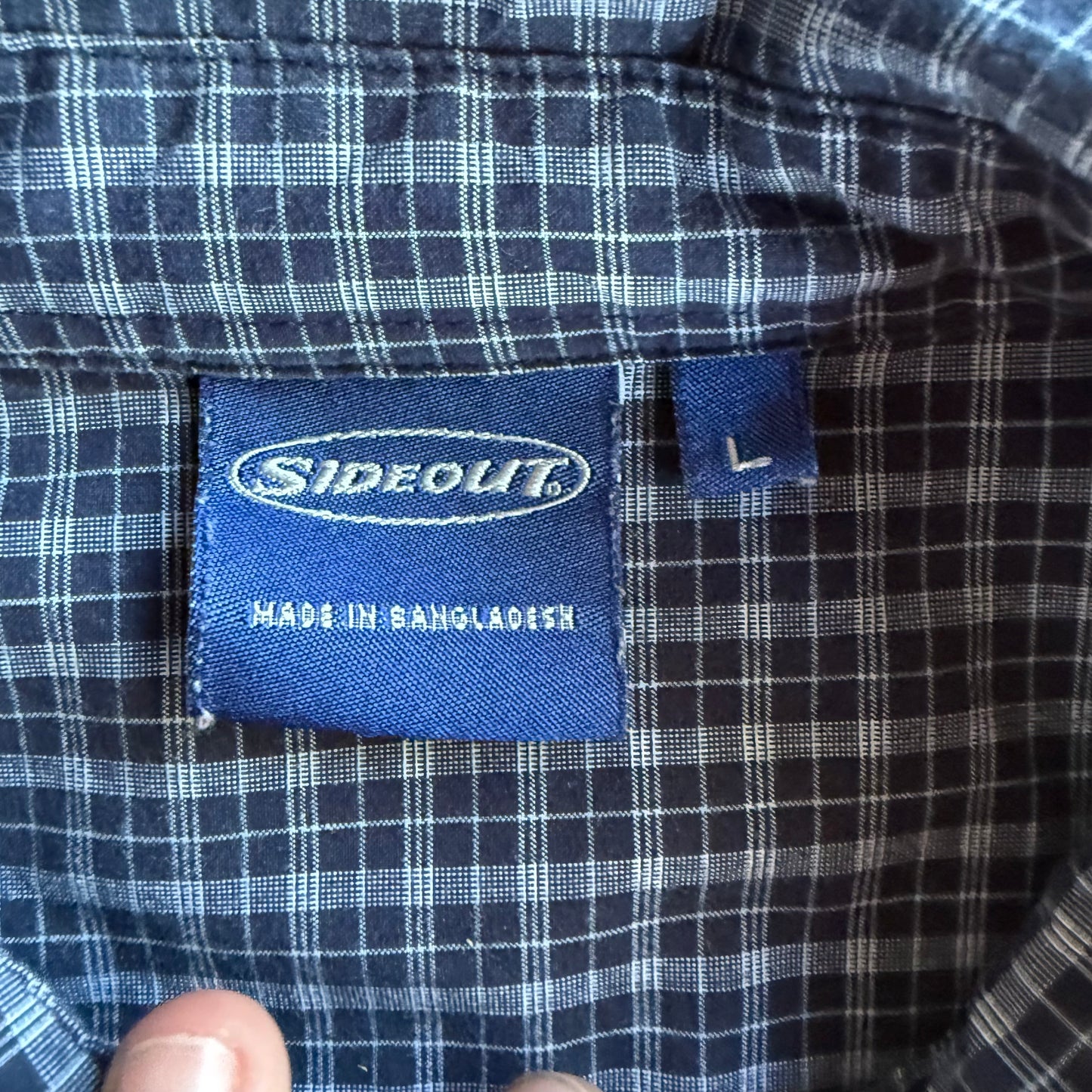 Vintage 00s Cropped Button Up - L
