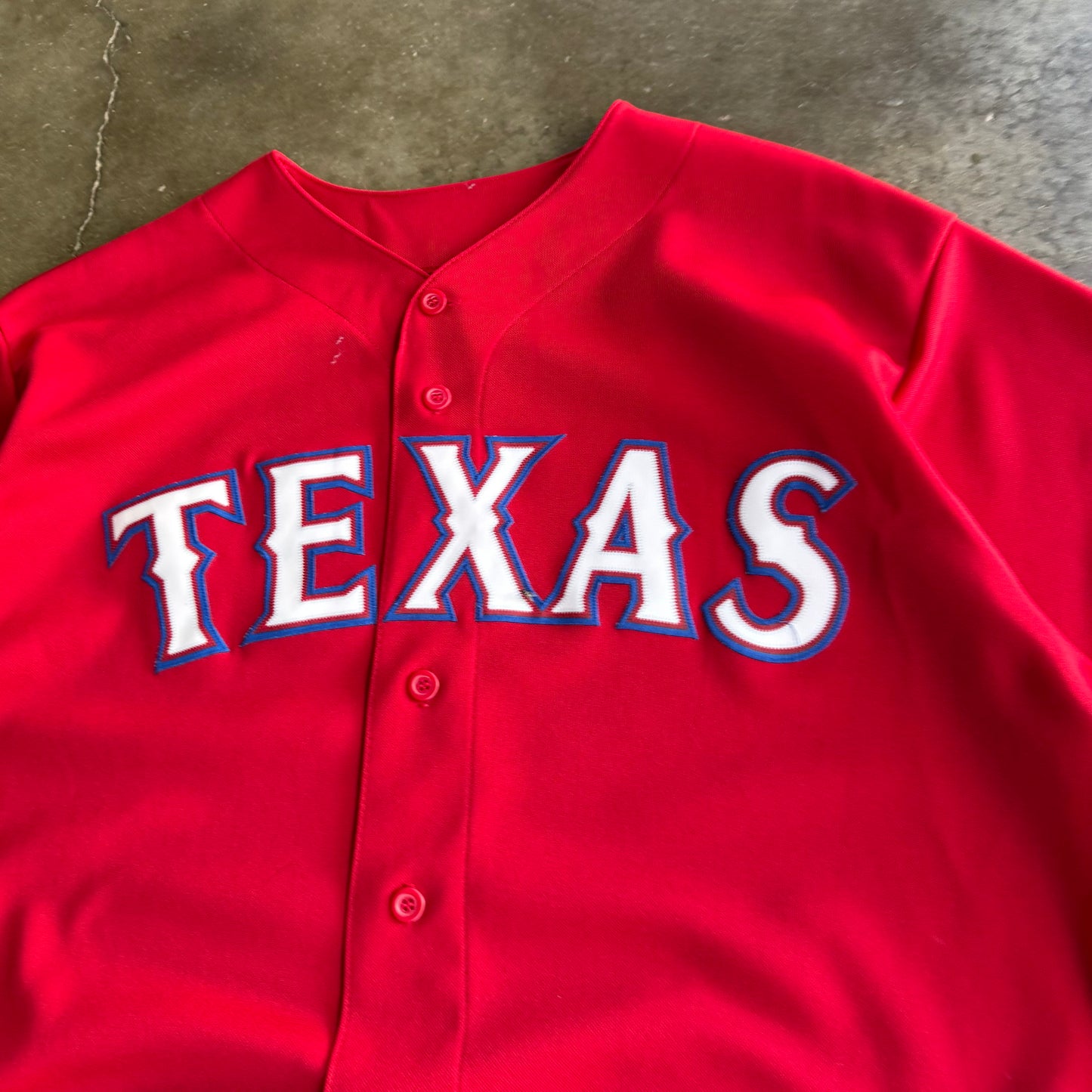 Texas Rangers Blank Jersey - XL