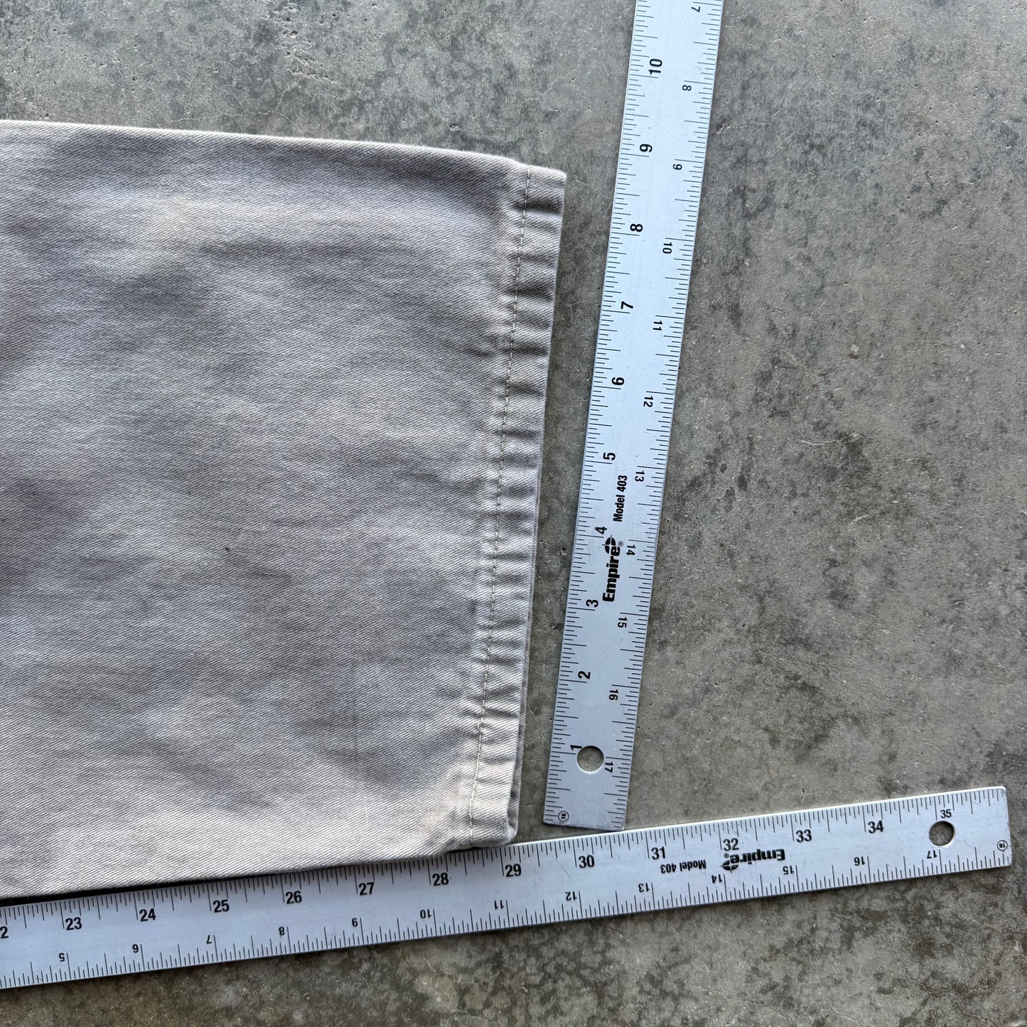 Vintage Tan Baggy Wrangler Pants - 36