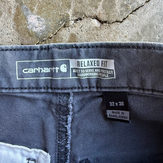 Vintage Grey Carhartt Double Knee Pants - 32